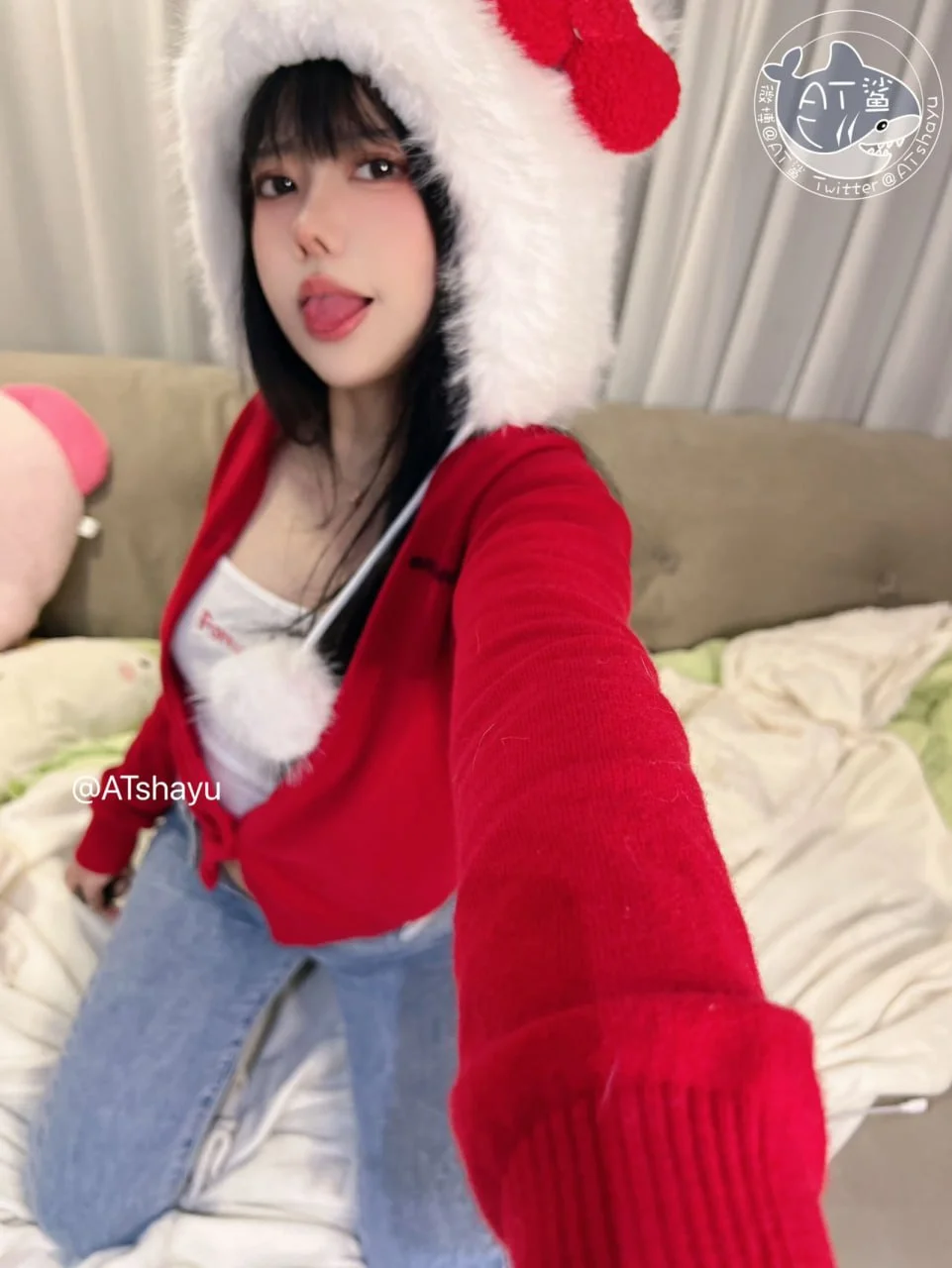 AT鲨 - 圣诞女友 [98P,2V-34MB] tg@simisebaisi 【丝足阁】075.webp
